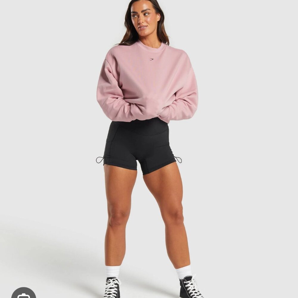 GYMSHARK Oversized Crew Light Pink Size M